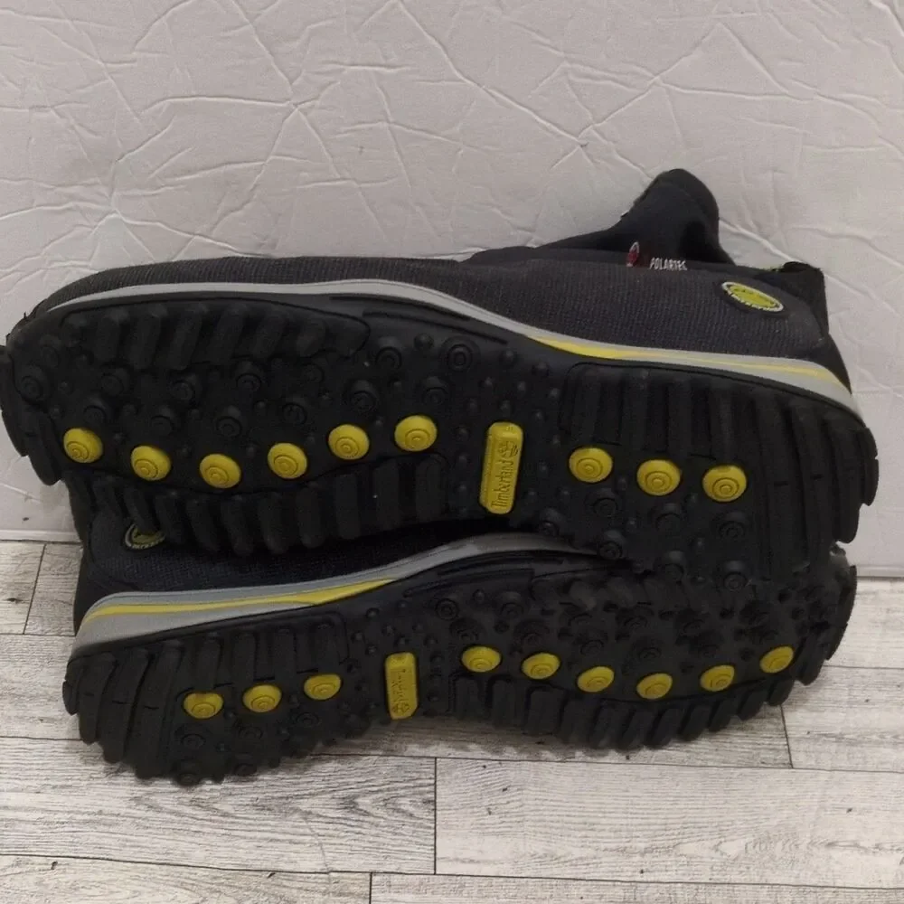Timberland Men's Waterproof Snow Lizard Trail Shoes Black Zip & Lace Size 10